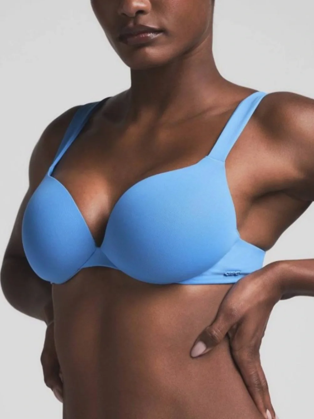 SKIMS Ultimate Push-Up Bikini Top color tide size 13